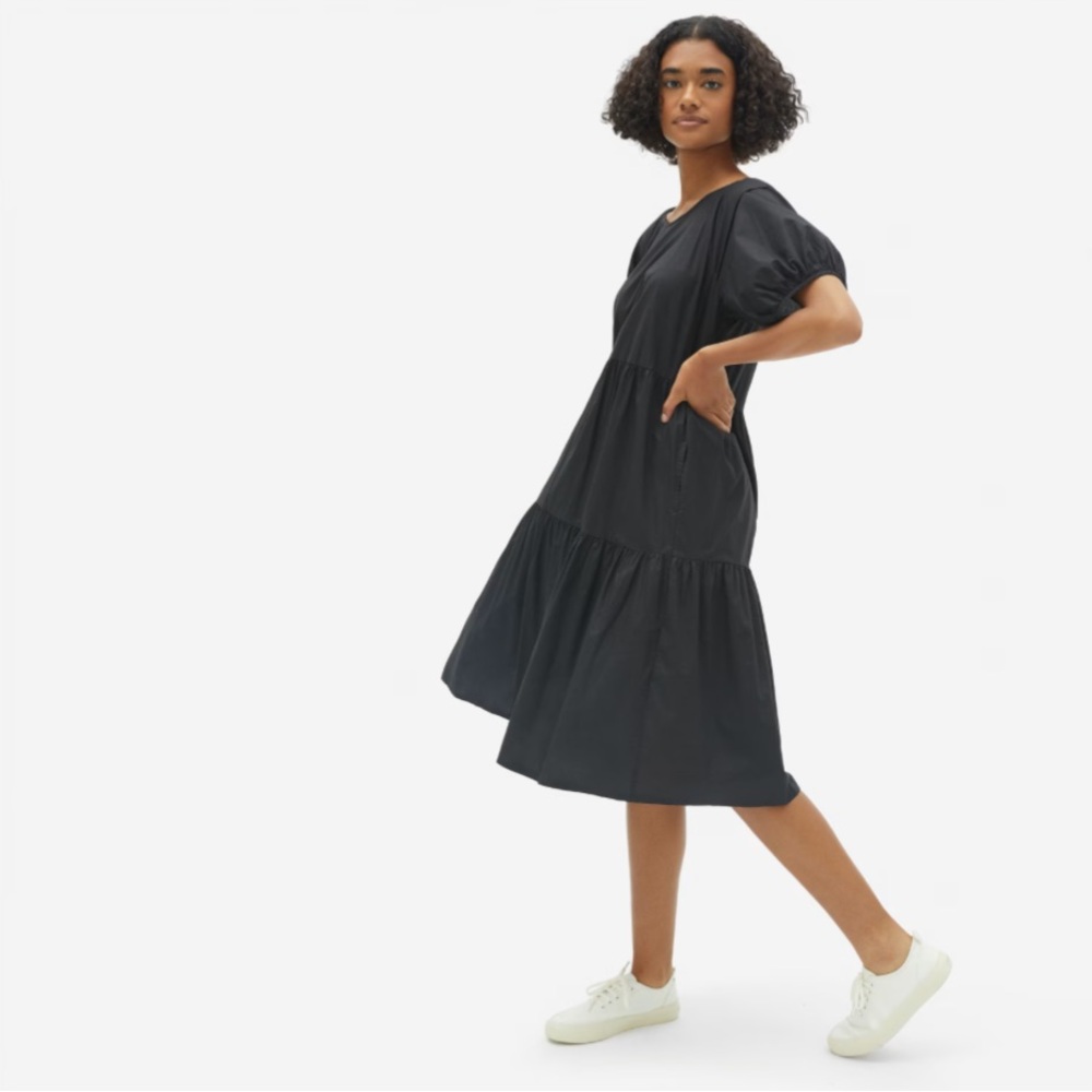 Everlane Tiered Cotton Dress
